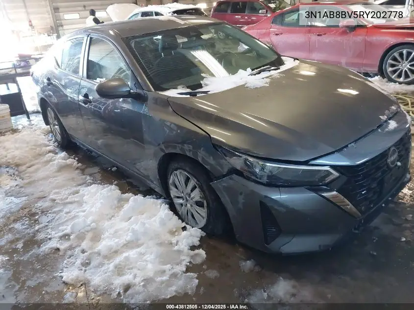 3N1AB8BV5RY202778 2024 Nissan Sentra S Xtronic Cvt