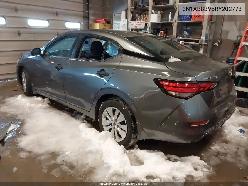 3N1AB8BV5RY202778 2024 Nissan Sentra S Xtronic Cvt