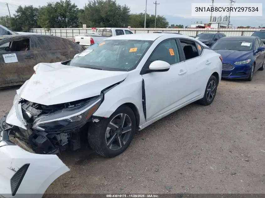3N1AB8CV3RY297534 2024 Nissan Sentra Sv Xtronic Cvt
