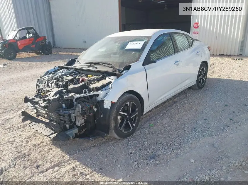 3N1AB8CV7RY289260 2024 Nissan Sentra Sv Xtronic Cvt