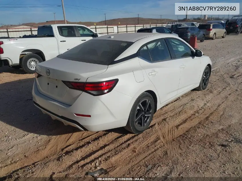 3N1AB8CV7RY289260 2024 Nissan Sentra Sv Xtronic Cvt