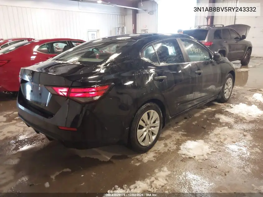 3N1AB8BV5RY243332 2024 Nissan Sentra S Xtronic Cvt