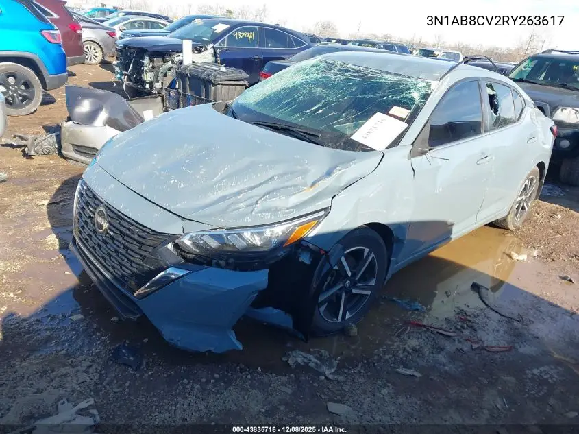 3N1AB8CV2RY263617 2024 Nissan Sentra Sv Xtronic Cvt