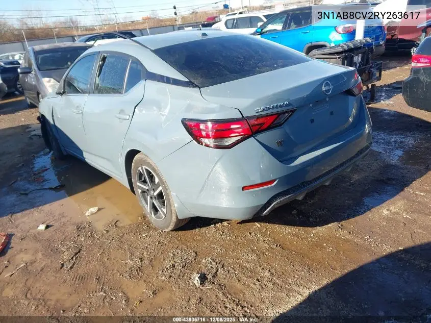 3N1AB8CV2RY263617 2024 Nissan Sentra Sv Xtronic Cvt
