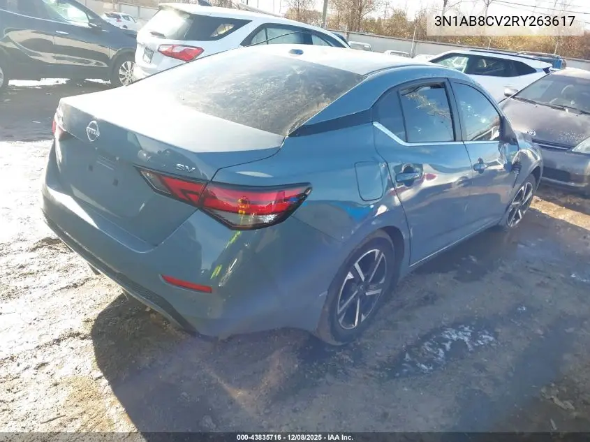 3N1AB8CV2RY263617 2024 Nissan Sentra Sv Xtronic Cvt