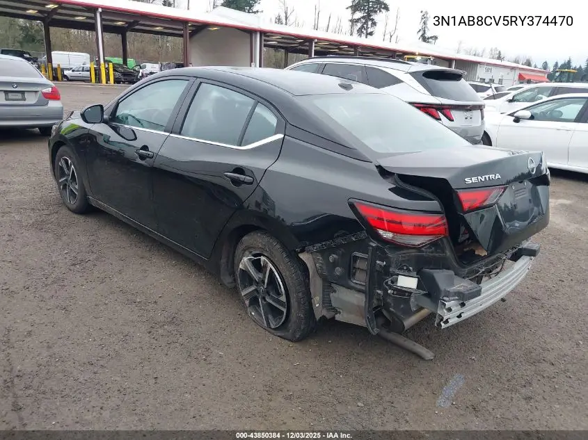 3N1AB8CV5RY374470 2024 Nissan Sentra Sv Xtronic Cvt