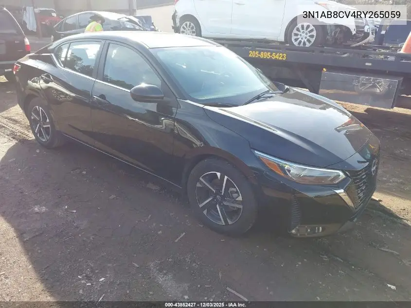 3N1AB8CV4RY265059 2024 Nissan Sentra Sv Xtronic Cvt