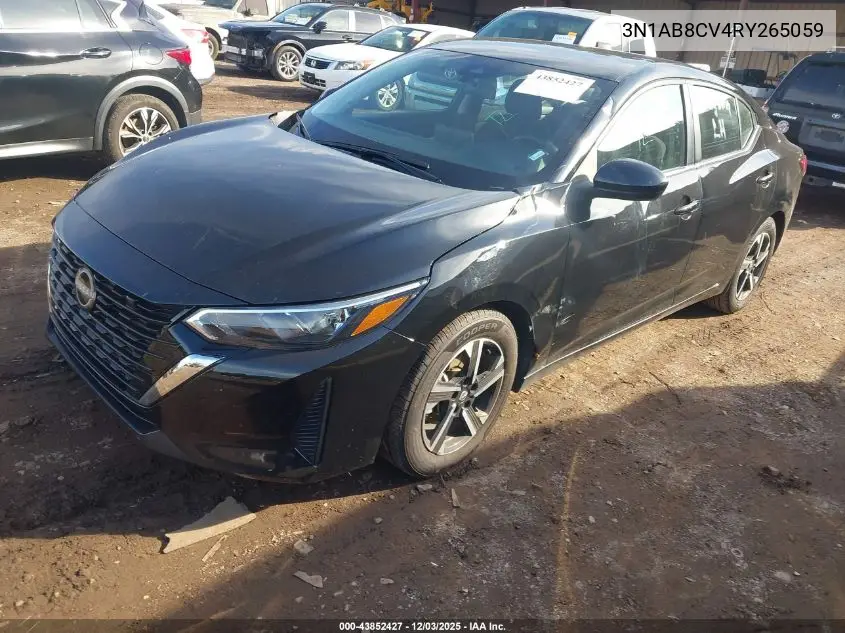 3N1AB8CV4RY265059 2024 Nissan Sentra Sv Xtronic Cvt