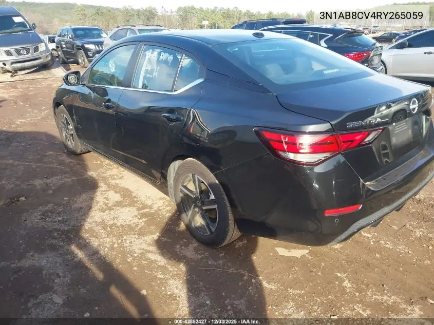 3N1AB8CV4RY265059 2024 Nissan Sentra Sv Xtronic Cvt