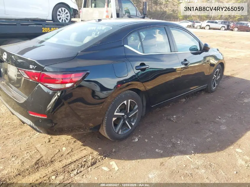 3N1AB8CV4RY265059 2024 Nissan Sentra Sv Xtronic Cvt