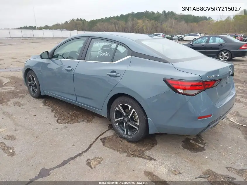 3N1AB8CV5RY215027 2024 Nissan Sentra Sv Xtronic Cvt