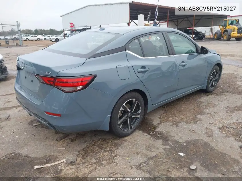 3N1AB8CV5RY215027 2024 Nissan Sentra Sv Xtronic Cvt