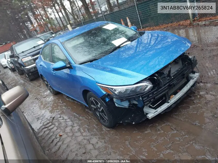 3N1AB8CV6RY265824 2024 Nissan Sentra Sv Xtronic Cvt