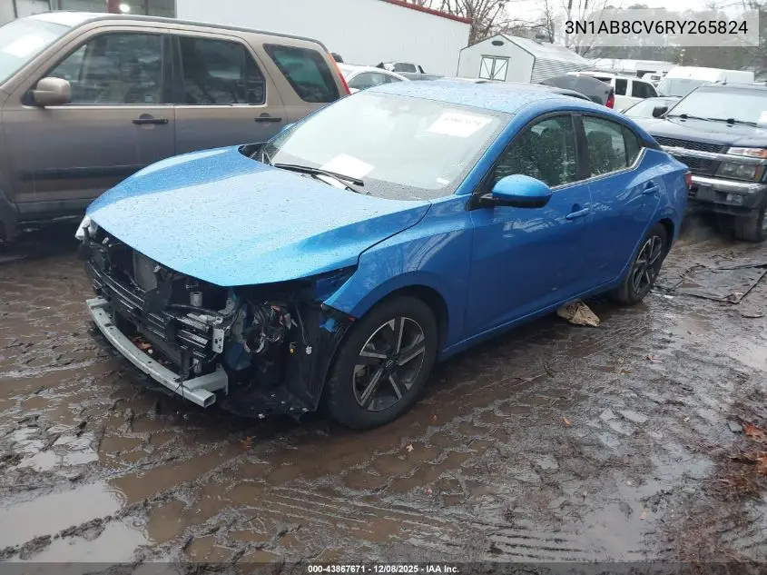 3N1AB8CV6RY265824 2024 Nissan Sentra Sv Xtronic Cvt