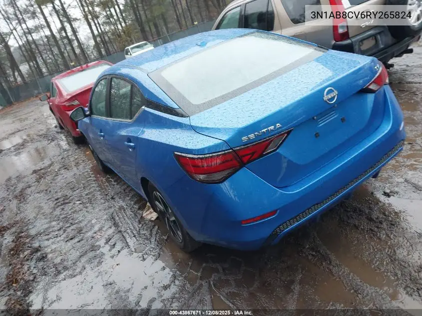 3N1AB8CV6RY265824 2024 Nissan Sentra Sv Xtronic Cvt