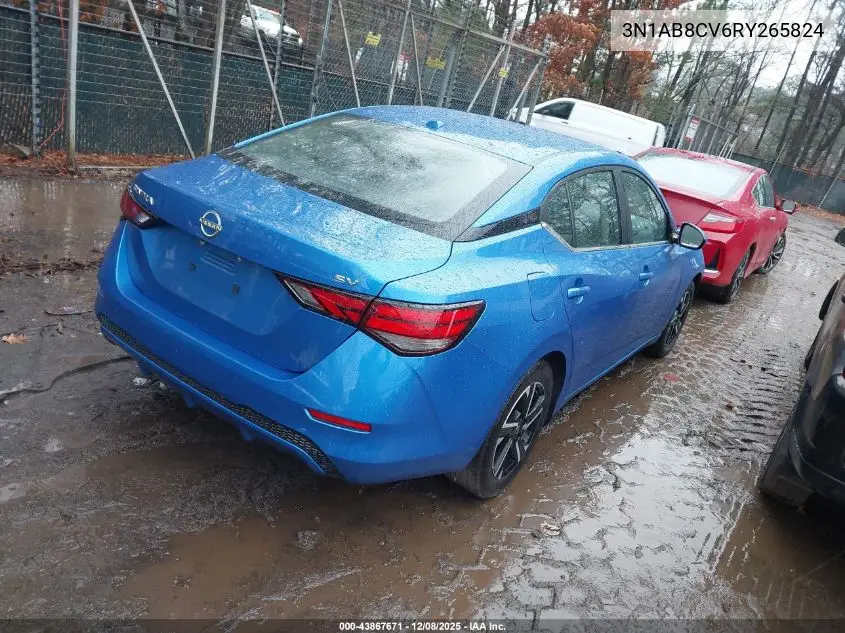 3N1AB8CV6RY265824 2024 Nissan Sentra Sv Xtronic Cvt