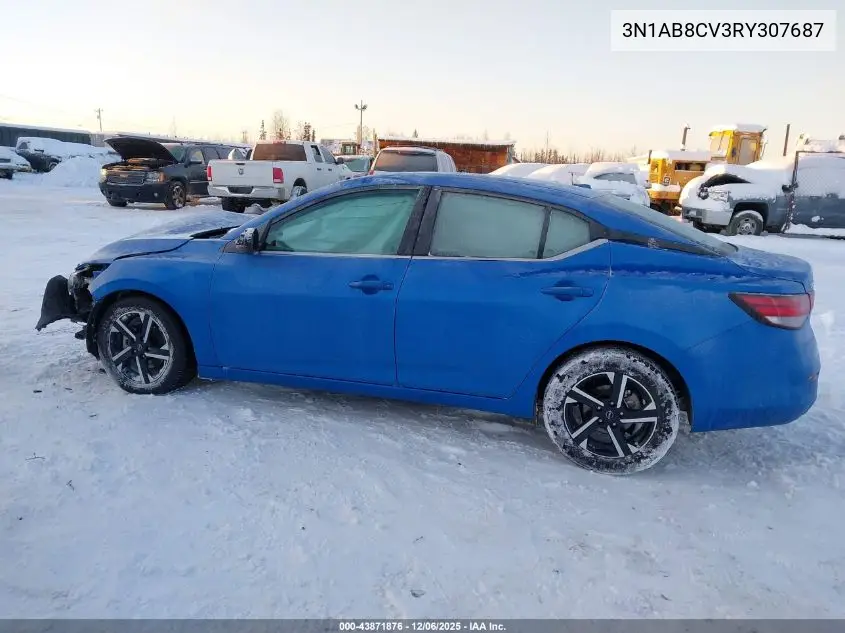 3N1AB8CV3RY307687 2024 Nissan Sentra Sv Xtronic Cvt