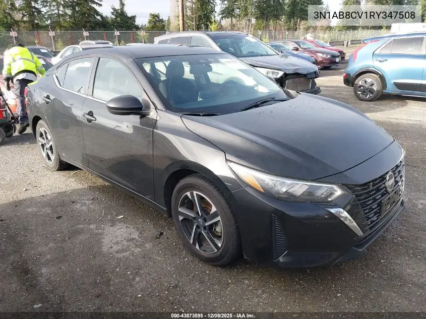 3N1AB8CV1RY347508 2024 Nissan Sentra Sv Xtronic Cvt