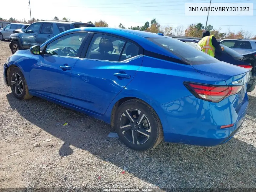 3N1AB8CV8RY331323 2024 Nissan Sentra Sv Xtronic Cvt