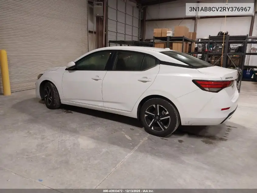 3N1AB8CV2RY376967 2024 Nissan Sentra Sv Xtronic Cvt