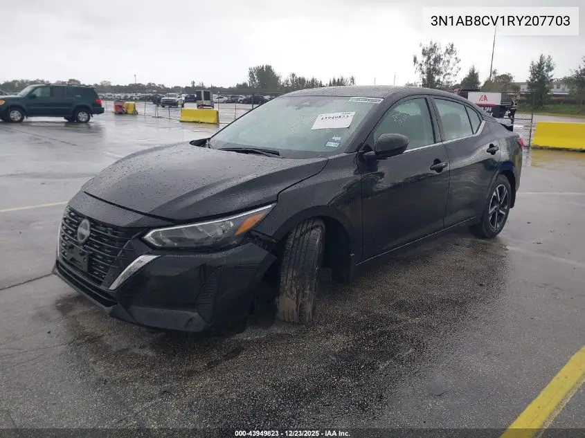 3N1AB8CV1RY207703 2024 Nissan Sentra Sv Xtronic Cvt
