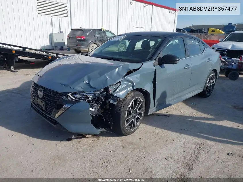 3N1AB8DV2RY357477 2024 Nissan Sentra Sr Xtronic Cvt