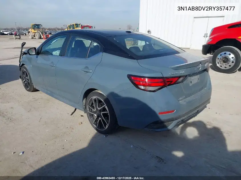3N1AB8DV2RY357477 2024 Nissan Sentra Sr Xtronic Cvt