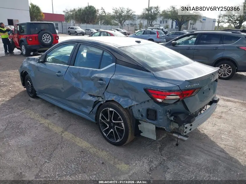 3N1AB8DV6RY250366 2024 Nissan Sentra Sr Xtronic Cvt