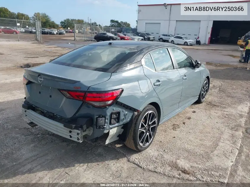 3N1AB8DV6RY250366 2024 Nissan Sentra Sr Xtronic Cvt