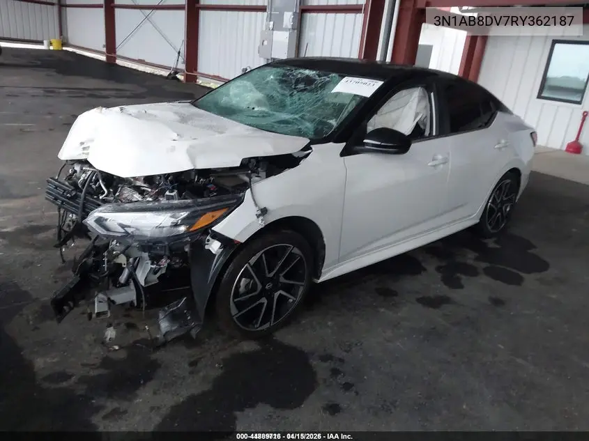 3N1AB8DV7RY362187 2024 Nissan Sentra Sr Xtronic Cvt