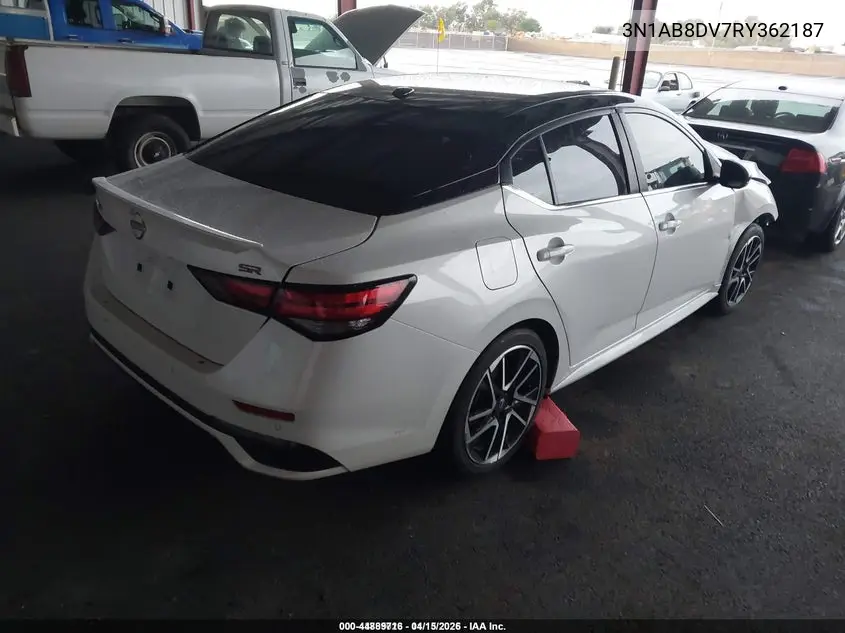 3N1AB8DV7RY362187 2024 Nissan Sentra Sr Xtronic Cvt