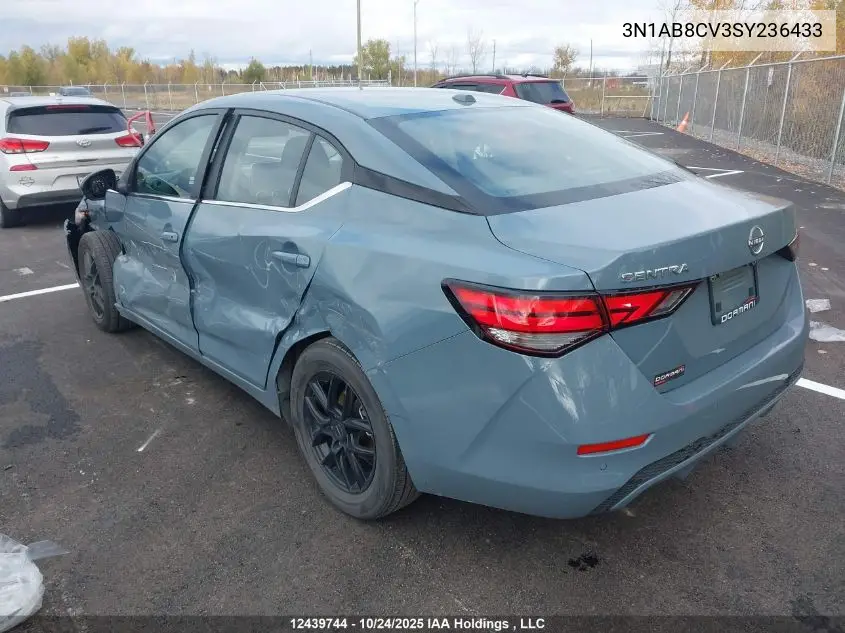 3N1AB8CV3SY236433 2025 Nissan Sentra Sv