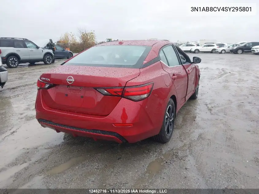 3N1AB8CV4SY295801 2025 Nissan Sentra Sv