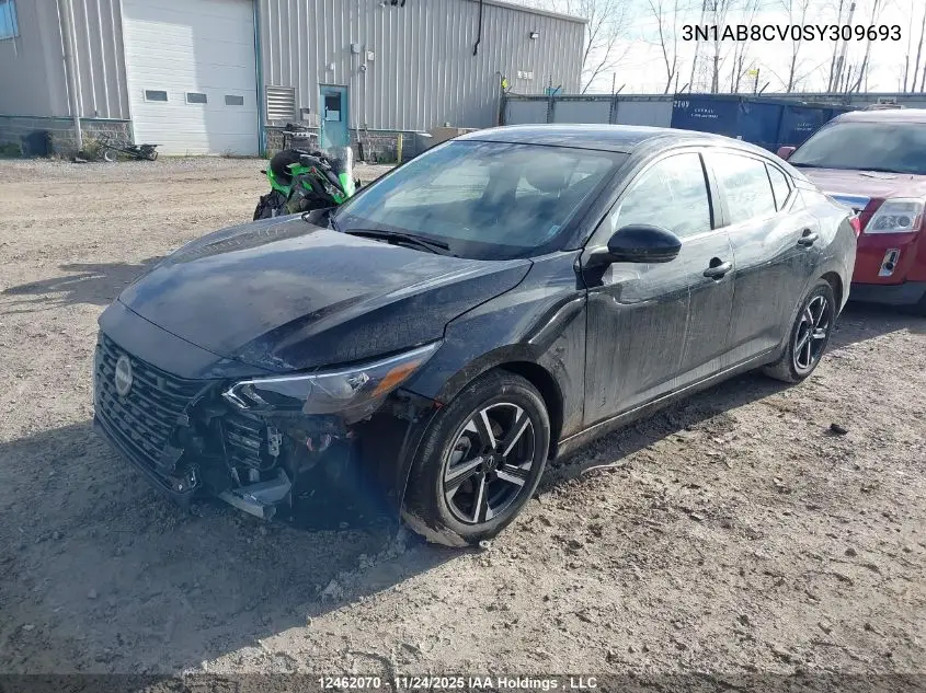3N1AB8CV0SY309693 2025 Nissan Sentra Sv
