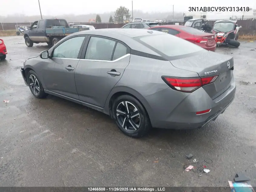3N1AB8CV9SY313418 2025 Nissan Sentra Sv