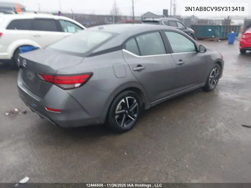 3N1AB8CV9SY313418 2025 Nissan Sentra Sv