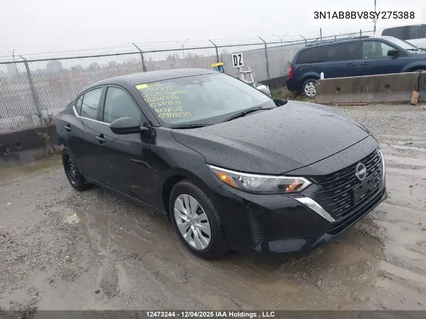 3N1AB8BV8SY275388 2025 Nissan Sentra S/S Plus