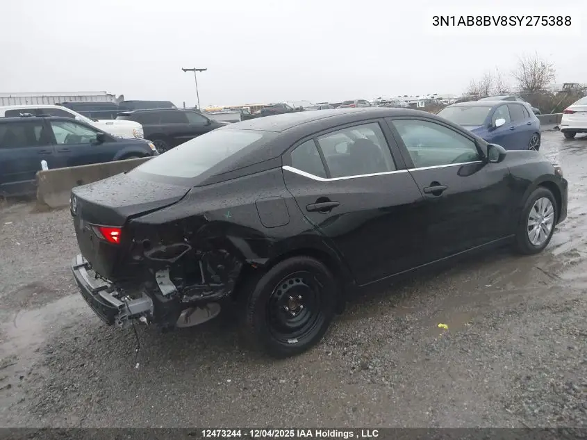 3N1AB8BV8SY275388 2025 Nissan Sentra S/S Plus