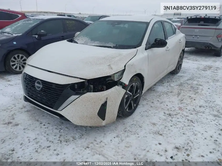 3N1AB8CV3SY279119 2025 Nissan Sentra Sv