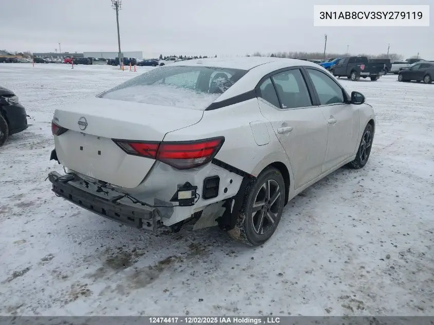 3N1AB8CV3SY279119 2025 Nissan Sentra Sv
