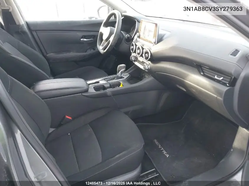3N1AB8CV3SY279363 2025 Nissan Sentra Sv