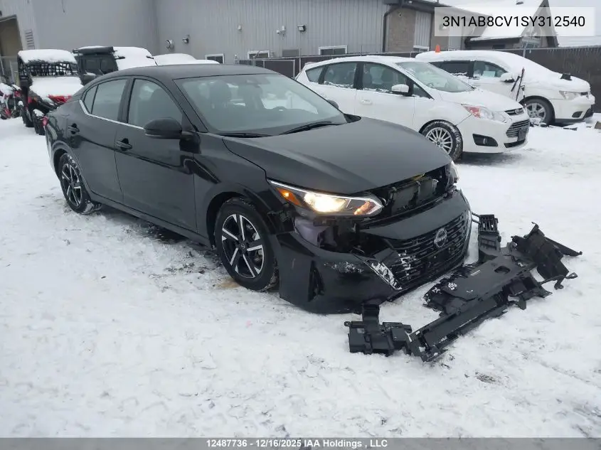 3N1AB8CV1SY312540 2025 Nissan Sentra Sv