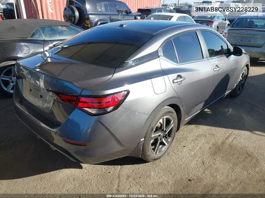 3N1AB8CV8SY228229 2025 Nissan Sentra Sv
