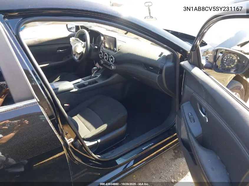 3N1AB8CV5SY231167 2025 Nissan Sentra Sv