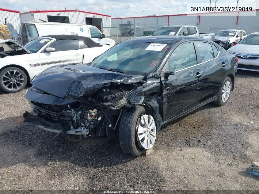 3N1AB8BV3SY219049 2025 Nissan Sentra S