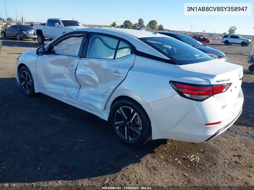 3N1AB8CV8SY358947 2025 Nissan Sentra Sv