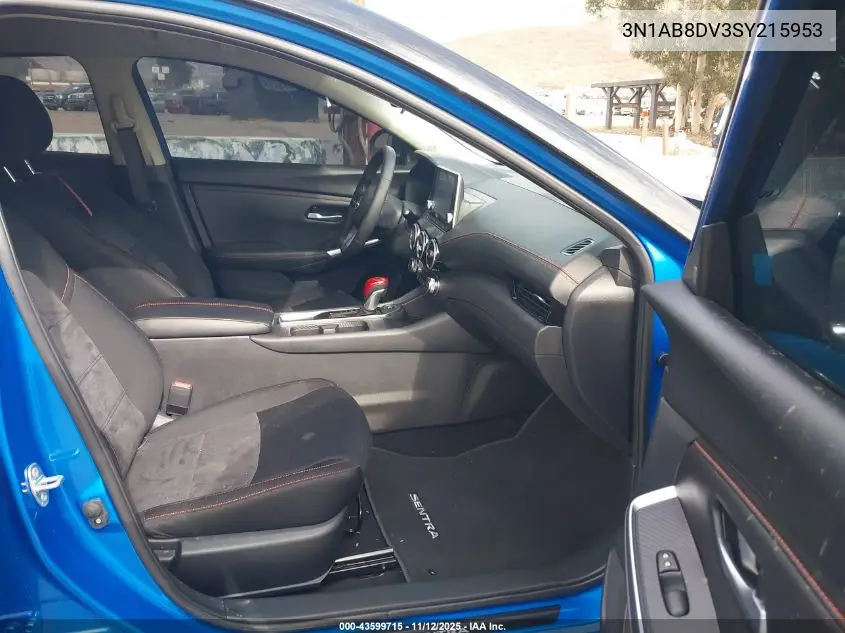 3N1AB8DV3SY215953 2025 Nissan Sentra Sr