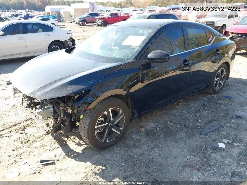 3N1AB8CV3SY214223 2025 Nissan Sentra Sv