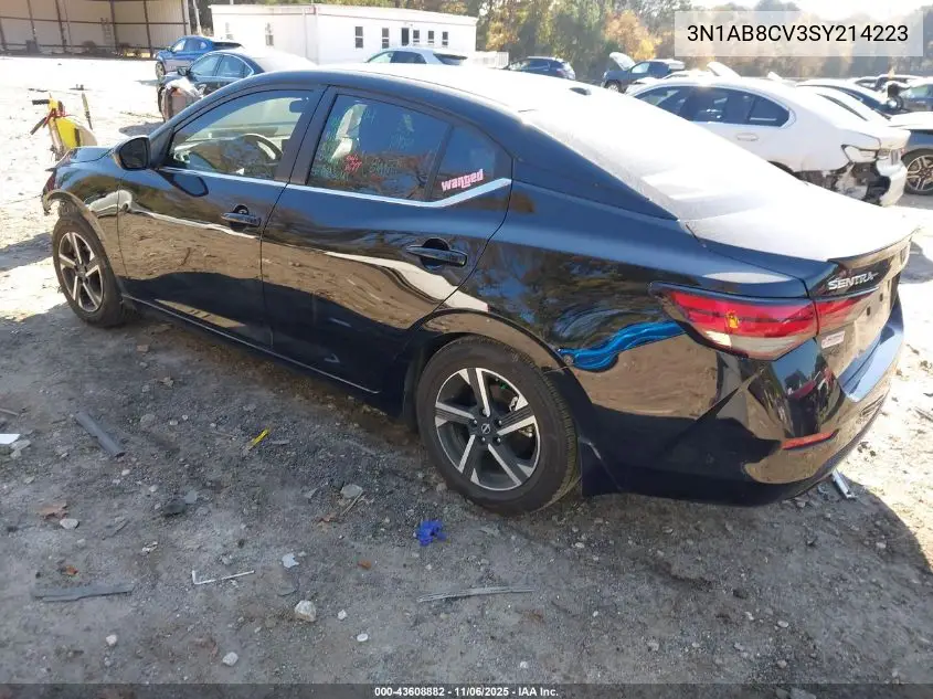 3N1AB8CV3SY214223 2025 Nissan Sentra Sv