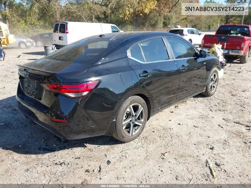 3N1AB8CV3SY214223 2025 Nissan Sentra Sv